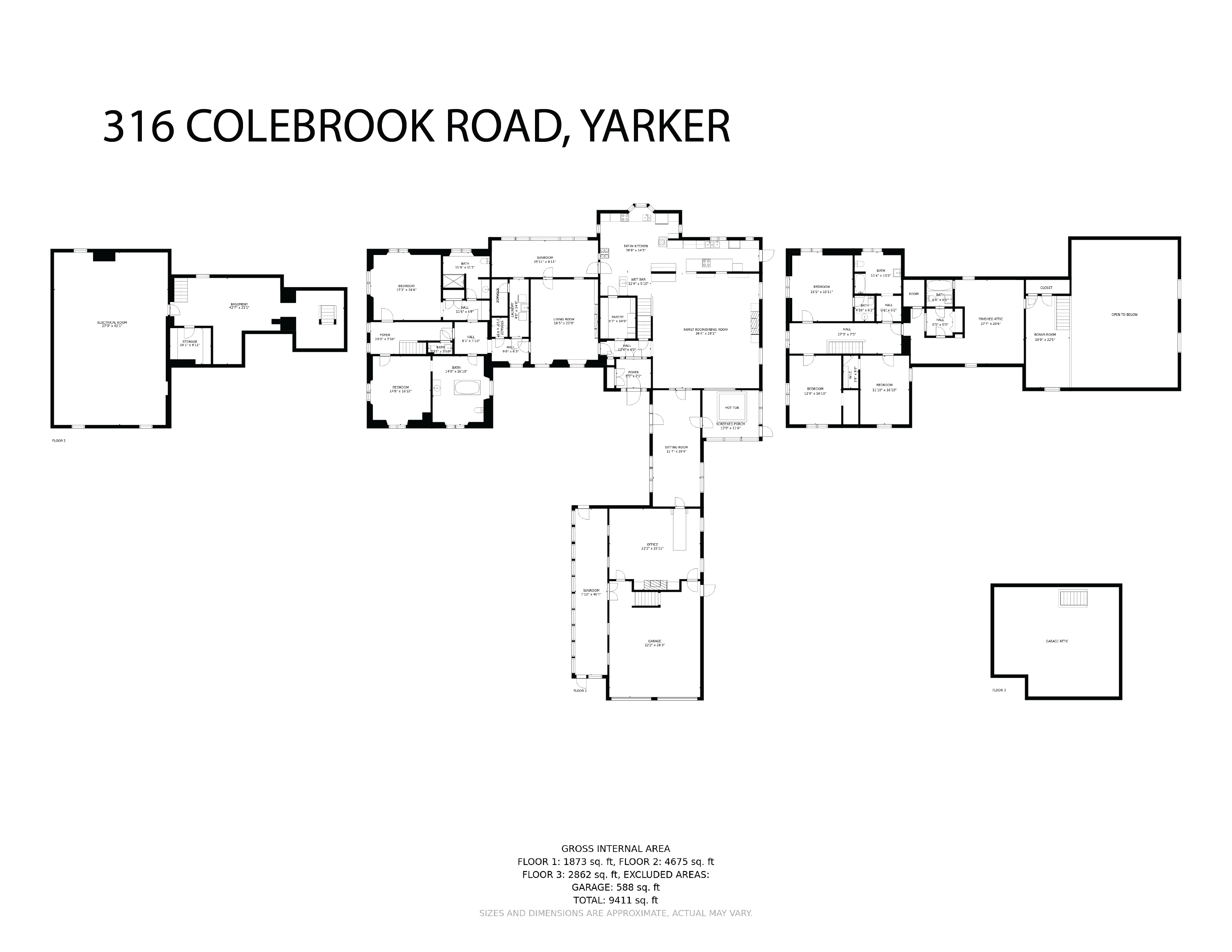 316 Colebrook Road floorplan