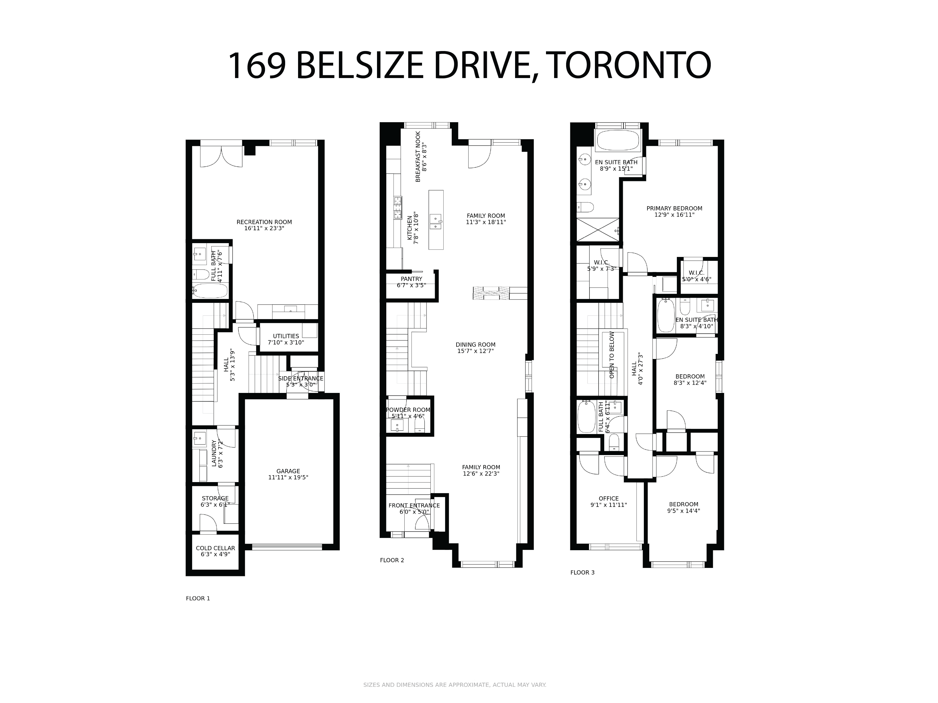 169 Belsize Drive floorplan