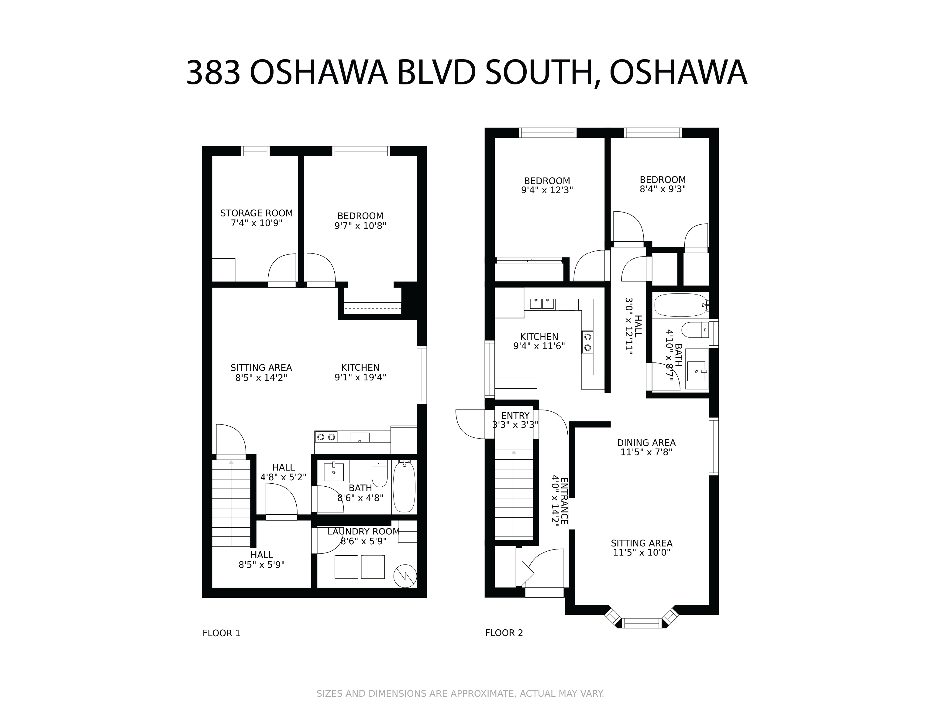383 Oshawa Blvd South floorplan